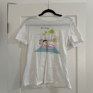 Palm Springs White T-Shirt